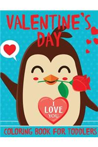 Valentine's Day Coloring Book for Toddlers