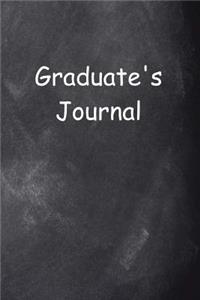 Graduate's Journal Graduation Chalkboard Design