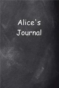 Alice Personalized Name Journal Custom Name Gift Idea Alice