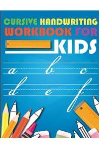 Cursive handwriting workbook for kids