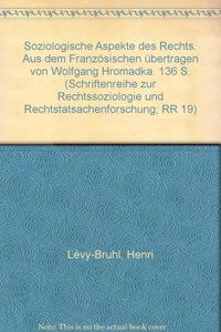 Soziologische Aspekte Des Rechts
