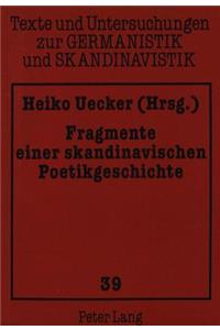 Fragmente Einer Skandinavischen Poetikgeschichte