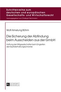 Die Sicherung der Abfindung beim Ausscheiden aus der GmbH