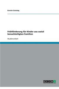 Frühförderung für Kinder aus sozial benachteiligten Familien