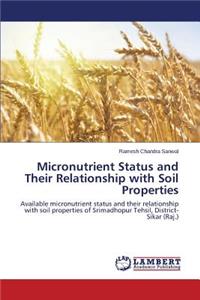 Micronutrient Status and Their Relationship with Soil Properties
