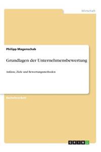 Grundlagen der Unternehmensbewertung: Anlässe, Ziele und Bewertungsmethoden