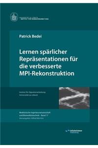 Lernen spärlicher Repräsentationen für die verbesserte MPI-Rekonstruktion