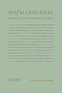 Hofmannsthal - Jahrbuch Zur Europaischen Moderne