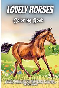 Lovely Horses Coloring Book