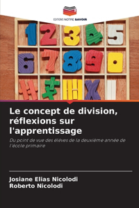 Le concept de division, réflexions sur l'apprentissage