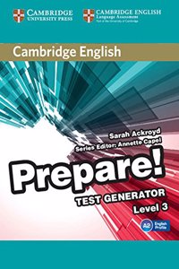 Cambridge English Prepare! Test Generator Level 3 CD-ROM