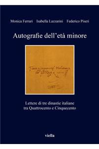 Autografie Dell'eta Minore