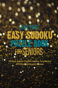 Large Print Easy Sudoku Puzzle Book for Seniors