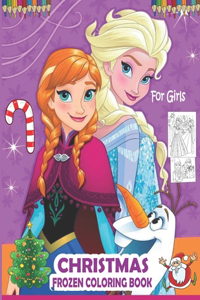 Christmas Frozen Coloring Book For Girls