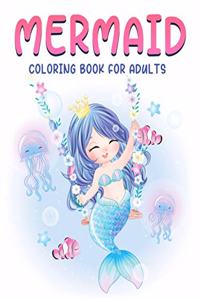 Mermaid Coloring Book For Adults