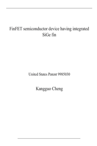 FinFET semiconductor device having integrated SiGe fin