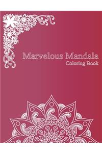 Marvelous Mandala Coloring Book