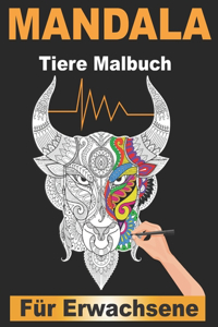 Mandala-Tiere Malbuch für Erwachsene
