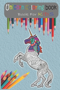 Unicorn coloring book for kids