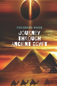 Coloring book Journey through Ancient Egypt