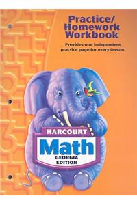 Georgia Harcourt Math: Practice/Homework Workbook