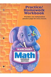 Georgia Harcourt Math: Practice/Homework Workbook
