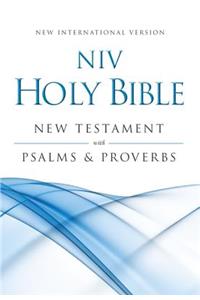 NIV, Holy Bible New Testament with Psalms and   Proverbs, Pocket-Sized, Paperback, Blue