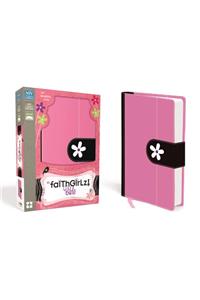 NIV, Faithgirlz! Bible: Revised Edition, Leathersoft, Pink/Black
