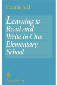 Learning to Read and Write in One Elementary School