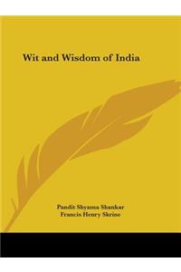 Wit and Wisdom of India