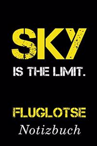 Sky Is The Limit Fluglotse Notizbuch