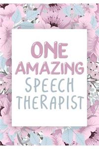 One Amazing Speech Therapist