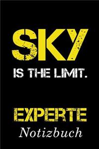 Sky Is The Limit Experte Notizbuch
