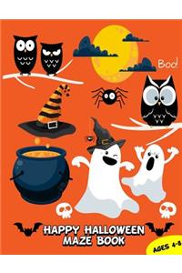 Happy Halloween Maze Book