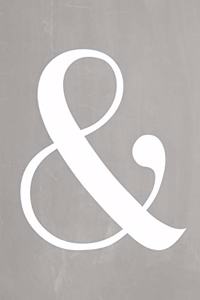 Pastel Chalkboard Journal - Ampersand (Grey)