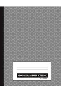 Hexagon Graph Paper Notebook - 0.2 Hexes