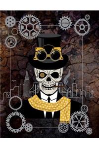 Steampunk Leroy Out On The Town - Multipurpose Composition Notebook