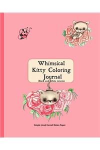 Whimsical Kitty Coloring Journal