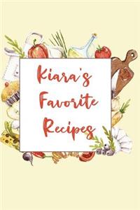 Kiara's Favorite Recipes