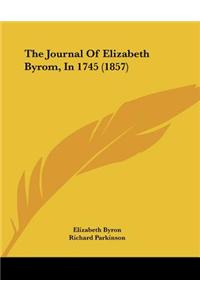 Journal Of Elizabeth Byrom, In 1745 (1857)