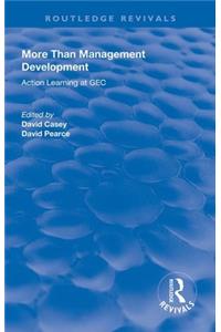 More Than Management Development