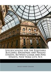 Specifications for the Equitable Building