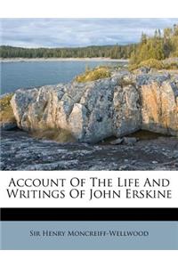 Account of the Life and Writings of John Erskine
