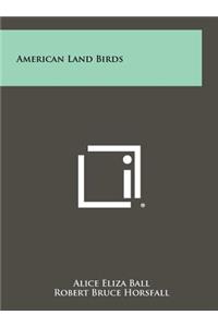 American Land Birds