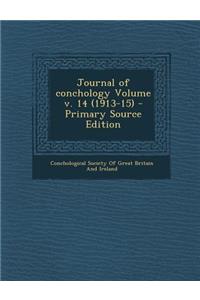 Journal of Conchology Volume V. 14 (1913-15)