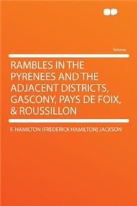 Rambles in the Pyrenees and the Adjacent Districts, Gascony, Pays de Foix, & Roussillon