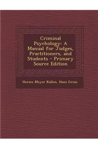 Criminal Psychology