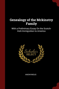 Genealogy of the Mckinstry Family