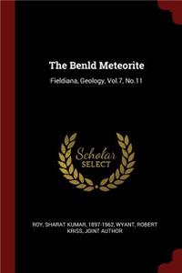 The Benld Meteorite