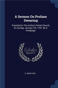 Sermon On Profane Swearing